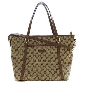 Gucci Bag ed Shoulder Bag 2-Way GG Canvas Brown